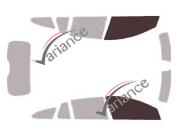 Glazing template - front window kit - Volvo V60 (1) Estate Break 5 doors (2010 - 2018) Glazing template - front window kit - Volvo V60 (1) Estate Break 5 doors (2010 - 2018)
