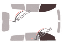 Gabarit vitrage - kit vitres avant - Volvo V70 (3) Break 5 portes (2007 - 2016) Gabarit vitrage - kit vitres avant - Volvo V70 (3) Break 5 portes (2007 - 2016)