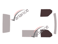 Gabarit vitrage - kit vitres avant - Volkswagen Transporter T4 (4) Utilitaire 4 portes (1990 - 2003) Gabarit vitrage - kit vitres avant - Volkswagen Transporter T4 (4) Utilitaire 4 portes (1990 - 2003)