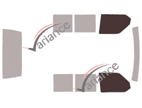 Gabarit vitrage - kit vitres avant - Volkswagen Transporter T4 (4) Utilitaire 4/5 portes (1990 - 2003) Gabarit vitrage - kit vitres avant - Volkswagen Transporter T4 (4) Utilitaire 4/5 portes (1990 - 2003)