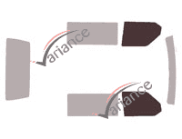 Gabarit vitrage - kit vitres avant - Volkswagen Transporter T4 (4) Utilitaire 4/5 portes (1990 - 2003) Gabarit vitrage - kit vitres avant - Volkswagen Transporter T4 (4) Utilitaire 4/5 portes (1990 - 2003)