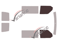 Glazing template - front window kit - Volkswagen Transporter T4 (4) Utilitaire 5/6 doors (1990 - 2003) Glazing template - front window kit - Volkswagen Transporter T4 (4) Utilitaire 5/6 doors (1990 - 2003)