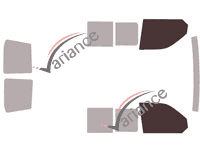 Glazing template - front window kit - Volkswagen Transporter T6 (6) 6-door van (since 2015) Glazing template - front window kit - Volkswagen Transporter T6 (6) 6-door van (since 2015)