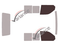 Glazing template - front window kit - Volkswagen Transporter T6 (6) 5-door van (since 2015) Glazing template - front window kit - Volkswagen Transporter T6 (6) 5-door van (since 2015)