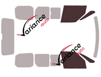 Glazing template - front window kit - Volkswagen Transporteur T7 (7) Multivan 5-door (since 2021) Glazing template - front window kit - Volkswagen Transporteur T7 (7) Multivan 5-door (since 2021)
