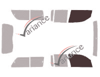 Glazing template - front window kit - Volkswagen Amarok (1) Hard Top 5 doors (2010 - 2020) Glazing template - front window kit - Volkswagen Amarok (1) Hard Top 5 doors (2010 - 2020)