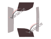 Glazing template - front window kit - Volkswagen Amarok (1) Pick-Up 2 doors (2010 - 2020) Glazing template - front window kit - Volkswagen Amarok (1) Pick-Up 2 doors (2010 - 2020)