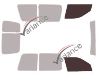 Mascherina per vetri - kit vetri anteriori - Seat Inca (1) Van 4 porte (1996 - 2003) Mascherina per vetri - kit vetri anteriori - Seat Inca (1) Van 4 porte (1996 - 2003)