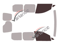 Glazing template - front window kit - Volkswagen Caddy (5) Short 2 Doors 6 Doors (since 2020) Glazing template - front window kit - Volkswagen Caddy (5) Short 2 Doors 6 Doors (since 2020)