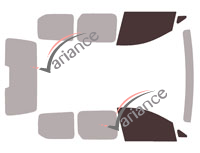 Glazing template - front window kit - Volkswagen Caddy (5) Court 5 doors (since 2020) Glazing template - front window kit - Volkswagen Caddy (5) Court 5 doors (since 2020)