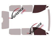 Glazing template - front window kit - Volkswagen Caddy (5) Maxi 5-door (since 2021) Glazing template - front window kit - Volkswagen Caddy (5) Maxi 5-door (since 2021)