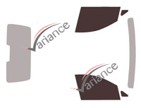 Glazing template - front window kit - Volkswagen Caddy (5) 4-5 door van (since 2020) Glazing template - front window kit - Volkswagen Caddy (5) 4-5 door van (since 2020)