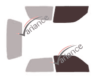 Glazing template - front window kit - Volkswagen Golf (3) 3 doors (1991 - 1999) Glazing template - front window kit - Volkswagen Golf (3) 3 doors (1991 - 1999)