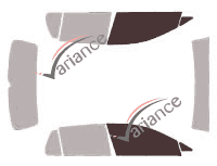 Glazing template - front window kit - Volkswagen Golf (7) 5 doors (2012 - 2020) Glazing template - front window kit - Volkswagen Golf (7) 5 doors (2012 - 2020)