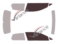 Glazing template - front window kit - Volkswagen Golf (7) 3 doors (2013 - 2021) Glazing template - front window kit - Volkswagen Golf (7) 3 doors (2013 - 2021)