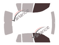 Glazing template - front window kit - Volkswagen Golf (4) 5 doors (1997 - 2004) Glazing template - front window kit - Volkswagen Golf (4) 5 doors (1997 - 2004)