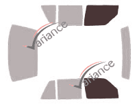 Glazing template - front window kit - Volkswagen Jetta (2) Berline 4 doors (1984 - 1992) Glazing template - front window kit - Volkswagen Jetta (2) Berline 4 doors (1984 - 1992)