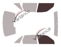 Glazing template - front window kit - Volkswagen Passat (4) Berline 4 doors (1988 - 1996) Glazing template - front window kit - Volkswagen Passat (4) Berline 4 doors (1988 - 1996)
