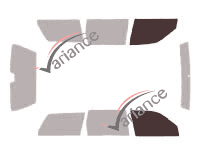 Glazing template - front window kit - Volkswagen Passat (4) Break 5 doors (1988 - 1996) Glazing template - front window kit - Volkswagen Passat (4) Break 5 doors (1988 - 1996)