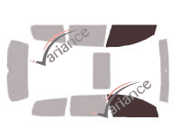 Glazing template - front window kit - Volkswagen Passat (7) Break 5 doors (2010 - 2014) Glazing template - front window kit - Volkswagen Passat (7) Break 5 doors (2010 - 2014)