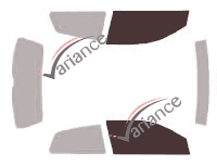 Glazing template - front window kit - Volkswagen Polo (4) 3 doors (2002 - 2009) Glazing template - front window kit - Volkswagen Polo (4) 3 doors (2002 - 2009)