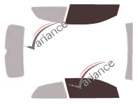 Glazing template - front window kit - Volkswagen Polo (5) 3 doors (2009 - 2017) Glazing template - front window kit - Volkswagen Polo (5) 3 doors (2009 - 2017)