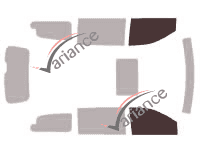 Plantilla de acristalamiento - kit luna delantera - Volkswagen Routan Long 5 puertas (2009 - 2013) Plantilla de acristalamiento - kit luna delantera - Volkswagen Routan Long 5 puertas (2009 - 2013)