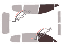 Glazing template - front window kit - Volkswagen Sharan (2) 5 doors (2010 - 2022) Glazing template - front window kit - Volkswagen Sharan (2) 5 doors (2010 - 2022)