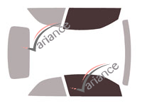 Glazing template - front window kit - Volkswagen T-Roc (1) 2-door convertible (since 2020) Glazing template - front window kit - Volkswagen T-Roc (1) 2-door convertible (since 2020)