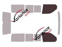 Gabarit vitrage - kit vitres avant - Volkswagen Transporter T6 California (6) Sans Store Extérieur Intégré 4 portes (depuis 2015) Gabarit vitrage - kit vitres avant - Volkswagen Transporter T6 California (6) Sans Store Extérieur Intégré 4 portes (depuis 2015)