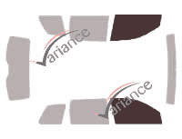 Glazing template - front window kit - Volkswagen Touareg (1) 5 doors (2002 - 2010) Glazing template - front window kit - Volkswagen Touareg (1) 5 doors (2002 - 2010)