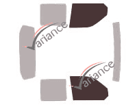 Gabarit vitrage - kit vitres avant - Volkswagen Transporter T5 (5) Pick-up 4 portes (2003 - 2015) Gabarit vitrage - kit vitres avant - Volkswagen Transporter T5 (5) Pick-up 4 portes (2003 - 2015)