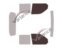 Gabarit vitrage - kit vitres avant - Volkswagen Transporter T5 (5) Crew Cab Pick-up 4 portes (2003 - 2015) Gabarit vitrage - kit vitres avant - Volkswagen Transporter T5 (5) Crew Cab Pick-up 4 portes (2003 - 2015)