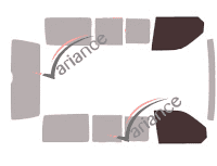 Glazing template - front window kit - Volkswagen Transporter T6 (6) Short 4-door (since 2015) Glazing template - front window kit - Volkswagen Transporter T6 (6) Short 4-door (since 2015)