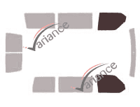 Glazing template - front window kit - Volkswagen Transporter T4 (4) Court 5 doors (1990 - 2003) Glazing template - front window kit - Volkswagen Transporter T4 (4) Court 5 doors (1990 - 2003)