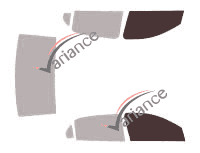 Glazing template - front window kit - Volkswagen Voyage Sedan 4 doors (since 2008) Glazing template - front window kit - Volkswagen Voyage Sedan 4 doors (since 2008)