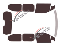 Peugeot Partner (3) Long 4-5 door tinted film kit (since 2018) Peugeot Partner (3) Long 4-5 door tinted film kit (since 2018)