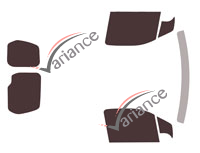 Peugeot Partner (3) 5-6 door van tinted film kit (since 2018) Peugeot Partner (3) 5-6 door van tinted film kit (since 2018)