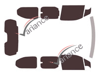 Toyota ProAce City (1) Long 4-5 door tinted film kit (since 2018) Toyota ProAce City (1) Long 4-5 door tinted film kit (since 2018)