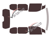 Peugeot Partner (3) Short 4-5 door tinted film kit (since 2018) Peugeot Partner (3) Short 4-5 door tinted film kit (since 2018)
