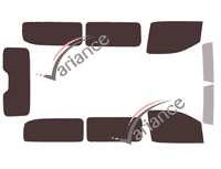 Tinted film kit Fiat Talento (3) Long 4/5-door (since 2020) Tinted film kit Fiat Talento (3) Long 4/5-door (since 2020)