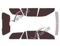 Kit film teinté Mitsubishi Galant (8) Break 5 portes (1996 - 2006) Kit film teinté Mitsubishi Galant (8) Break 5 portes (1996 - 2006)