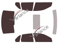 Tönungsfolienkit Volkswagen Bora (2) Limousine 4-türig (2005 - 2011) Tönungsfolienkit Volkswagen Bora (2) Limousine 4-türig (2005 - 2011)