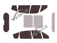 Tinted film kit Renault Scenic (2) Long 5 doors (2003 - 2009) Tinted film kit Renault Scenic (2) Long 5 doors (2003 - 2009)