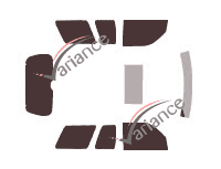 Ford Explorer (2) Sport 3-door tinted film kit (1997 - 2003) Ford Explorer (2) Sport 3-door tinted film kit (1997 - 2003)