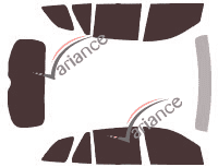 Hyundai Santa Fe (2) 5-door tinted film kit (2006 - 2012) Hyundai Santa Fe (2) 5-door tinted film kit (2006 - 2012)