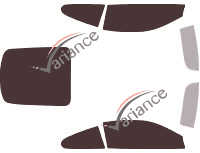 Kit de láminas tintadas Jaguar XK-XKR Coupé 2 puertas (2006 - 2014) Kit de láminas tintadas Jaguar XK-XKR Coupé 2 puertas (2006 - 2014)