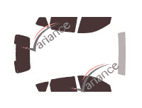 Pontiac Vibe 5-door tinted film kit (2002 - 2008) Pontiac Vibe 5-door tinted film kit (2002 - 2008)