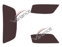 Chevrolet Camaro (2) Coupe 2-door tinted film kit (1971 - 1981) Chevrolet Camaro (2) Coupe 2-door tinted film kit (1971 - 1981)