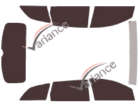 Audi Q7 (1) 5-door (2006 - 2015) tinted film kit Audi Q7 (1) 5-door (2006 - 2015) tinted film kit